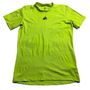 Adidas AEROREADY SS Textured Mens Performance T Shirt Sz M